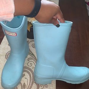 Gently Used Hunter Rain Boots, Women Size 9